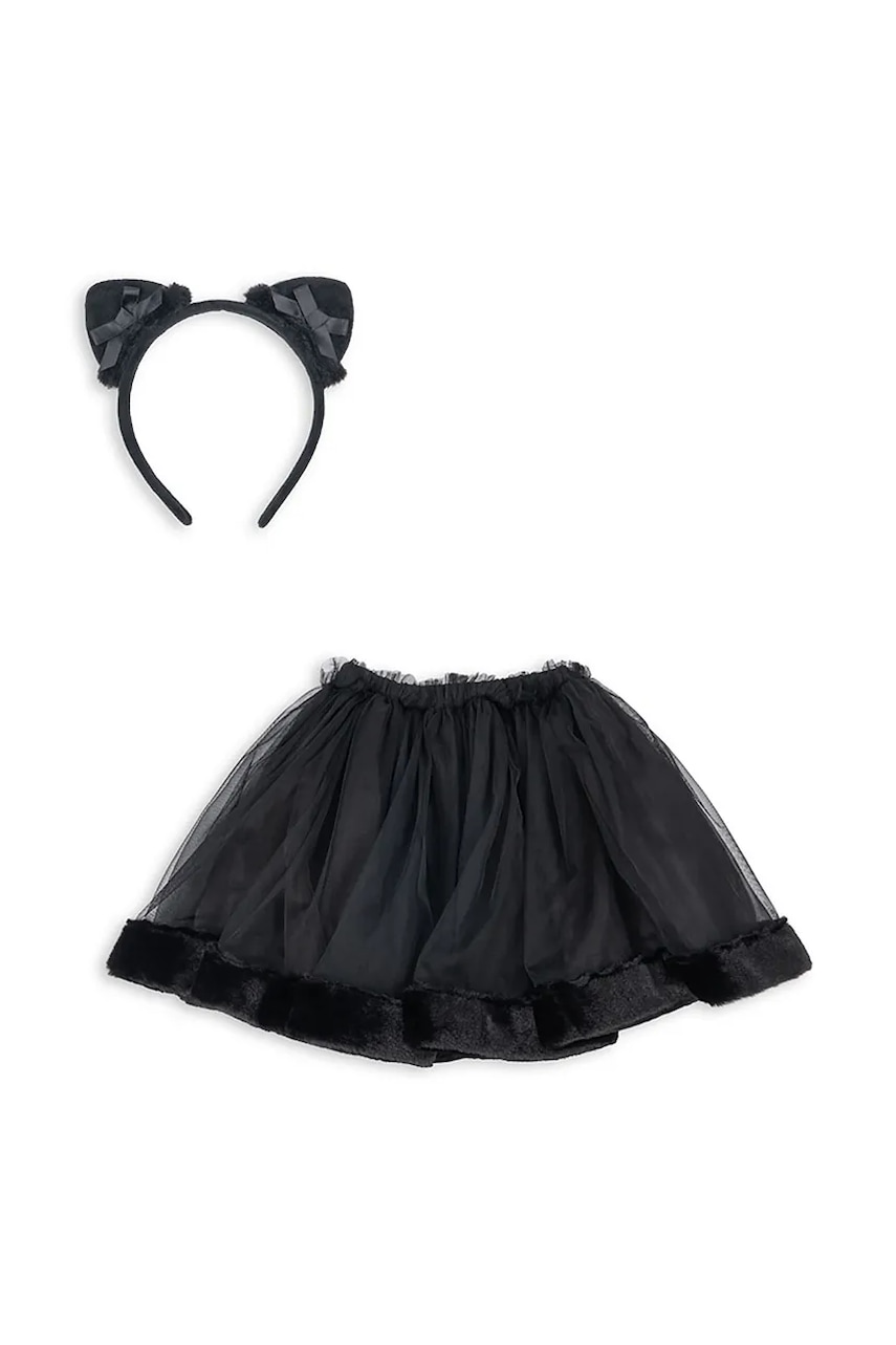 Детская юбка Konges Sløjd HALLOWEEN CAT SKIRT COSTUME цвет чёрный mini расклешённая KS102186 Детская юбка Konges Sløjd HALLOWEEN CAT SKIRT COSTUME цвет чёрный mini расклешённая KS102186