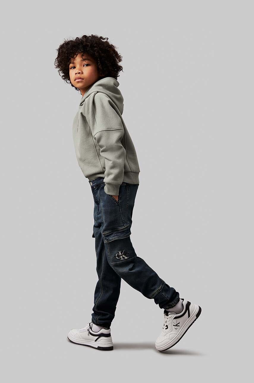 

Детски дънки Calvin Klein Jeans DENIM JOGGER IB0IB02116, Тъмносин