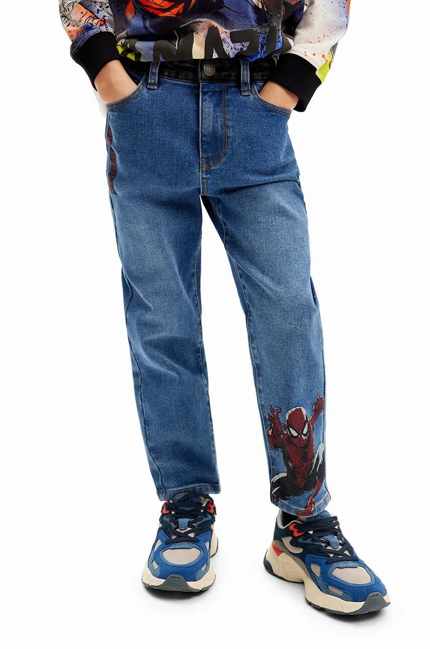 Desigual jeans copii SPIDERMAN 24WBDD03