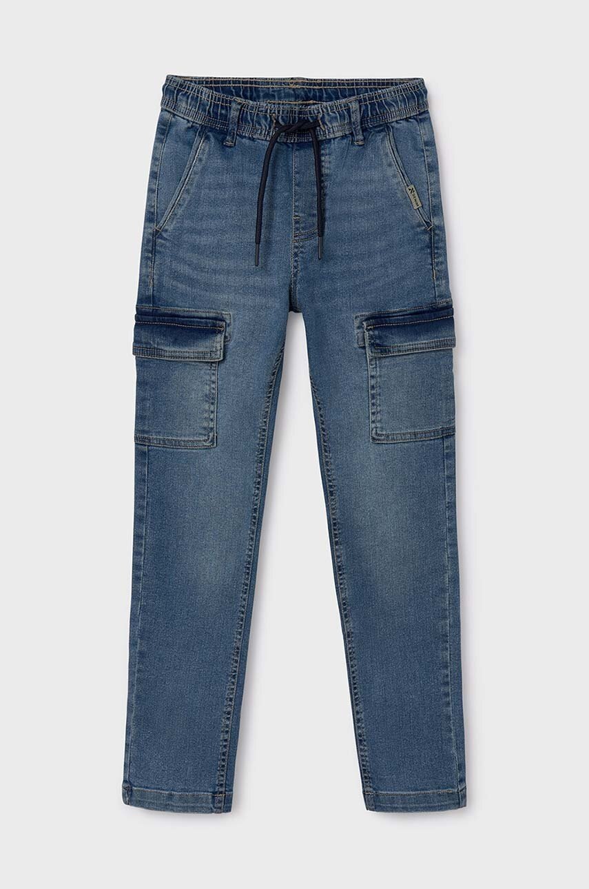Детские джинсы Mayoral denim jogger cargo 7534