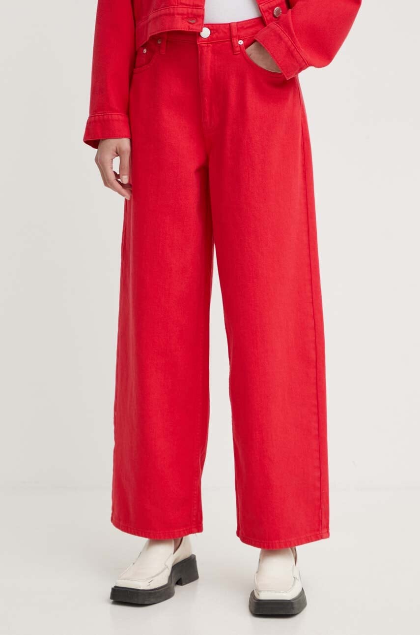 2NDDAY jeansi 2ND Foss TT - Canvas Denim femei high waist, 2244762955