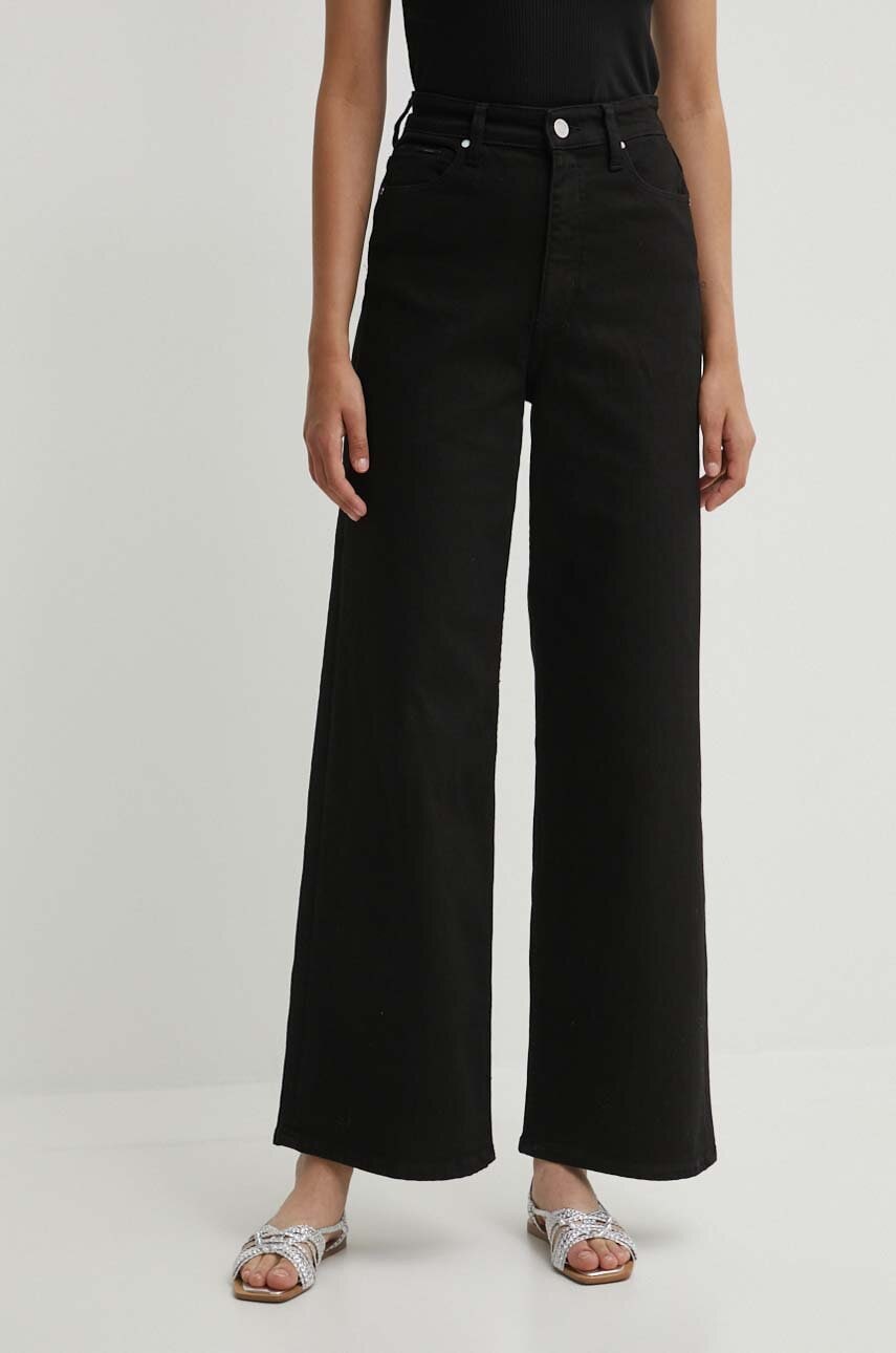 Levně Džíny Calvin Klein dámské, černá barva, K20K207304