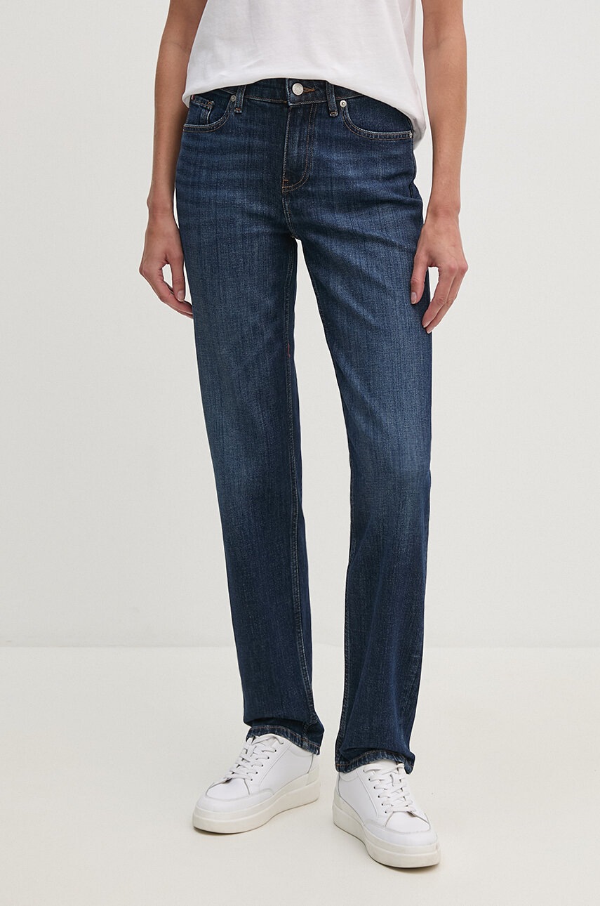 

Дънки Tommy Hilfiger със стандартна талия WW0WW42203, Тъмносин