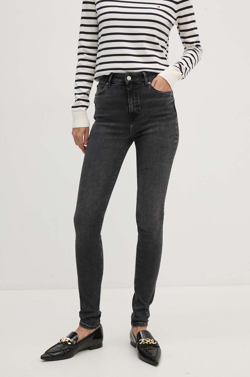 

Дънки Tommy Hilfiger в черно WW0WW42205, Черен