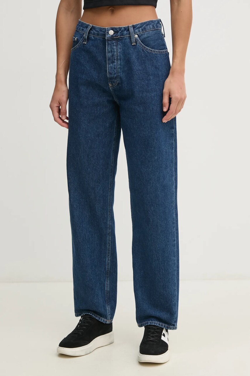 Levně Džíny Calvin Klein Jeans dámské, high waist, J20J223891