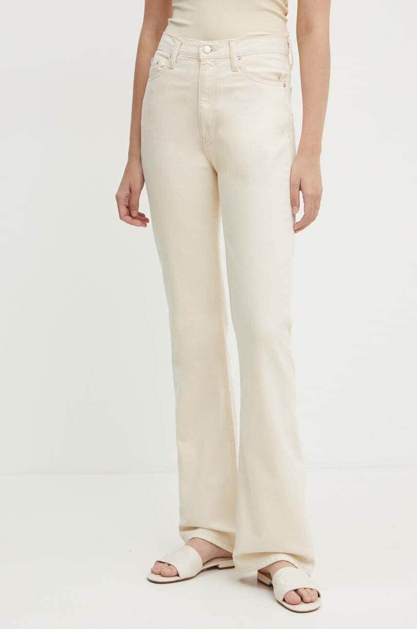 Levně Džíny Calvin Klein Jeans dámské, high waist, J20J223973