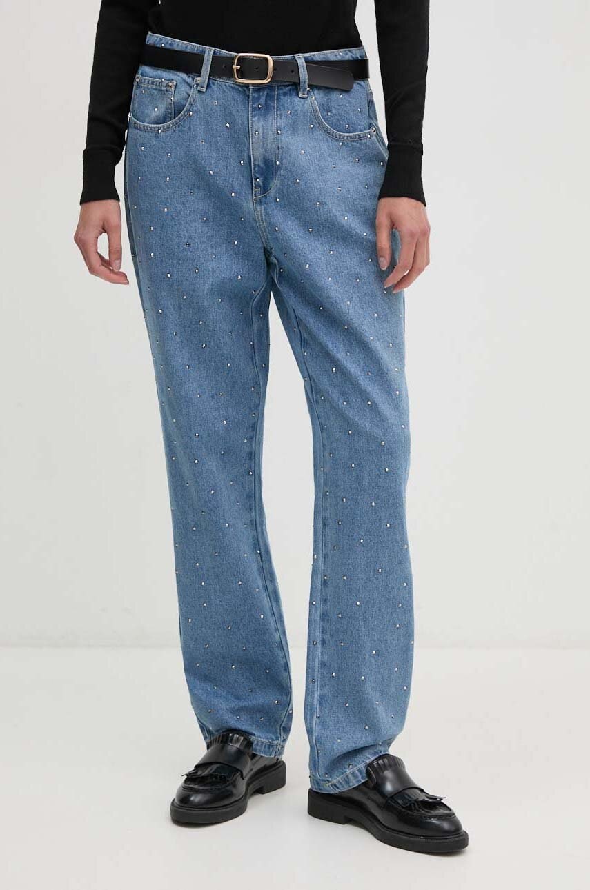 Dkny jeansi femei high waist, D2E4A103