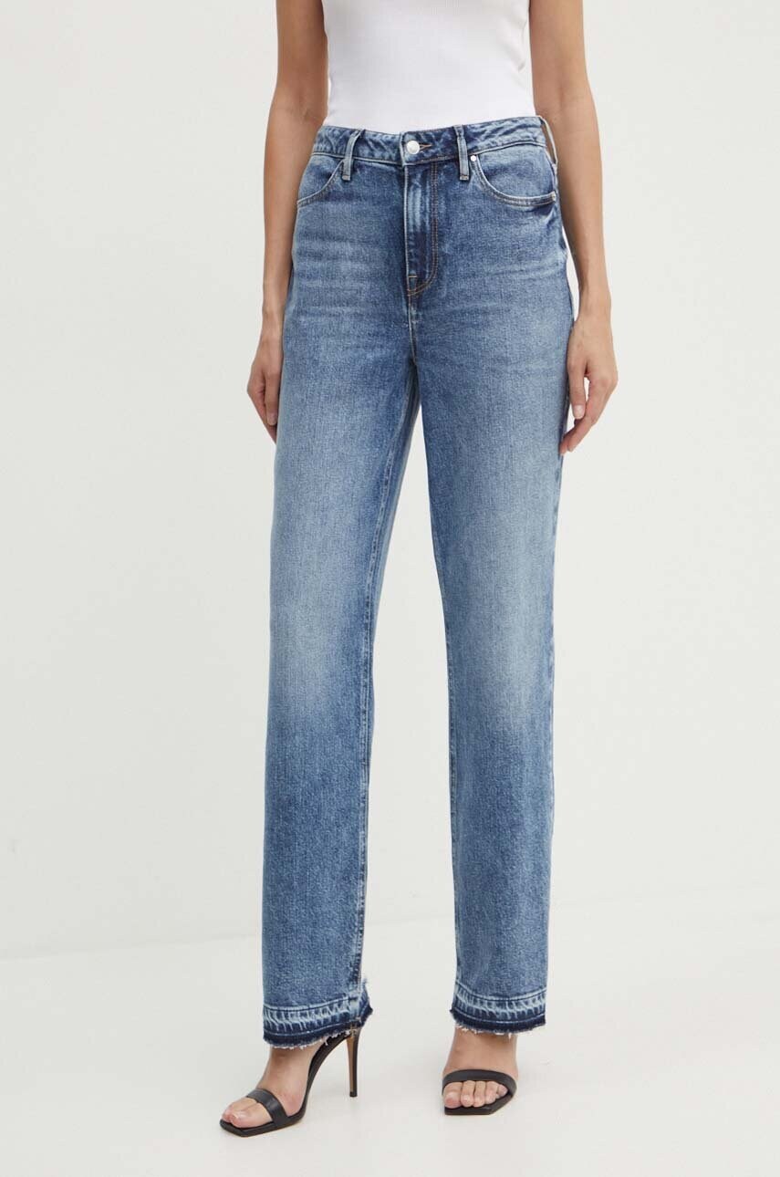 Levně Džíny Guess Hollywood dámské, medium waist, W4YA73 D4WBF
