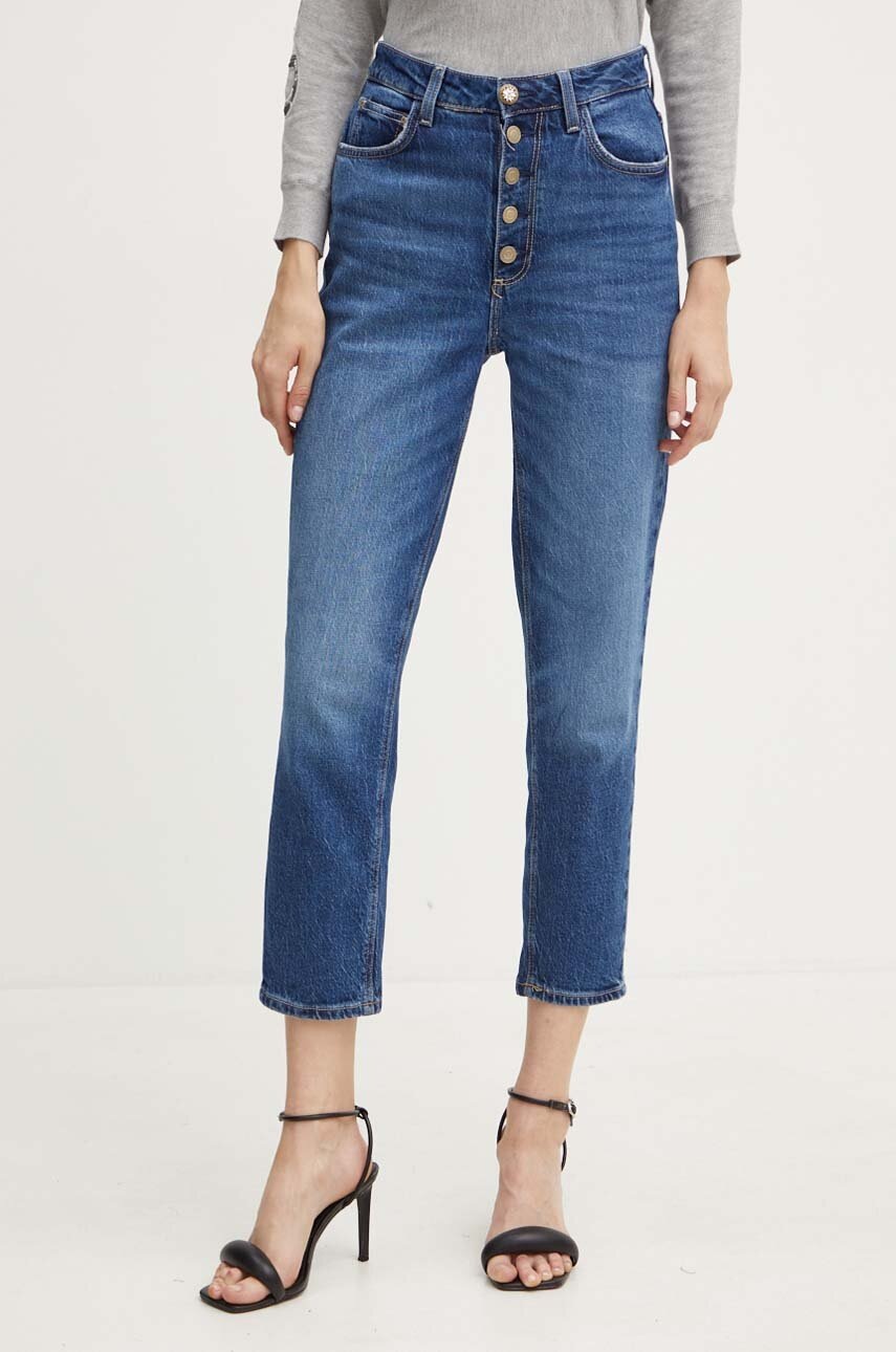 

Дънки Guess с висока талия W4YA0Q D5DD4, Син