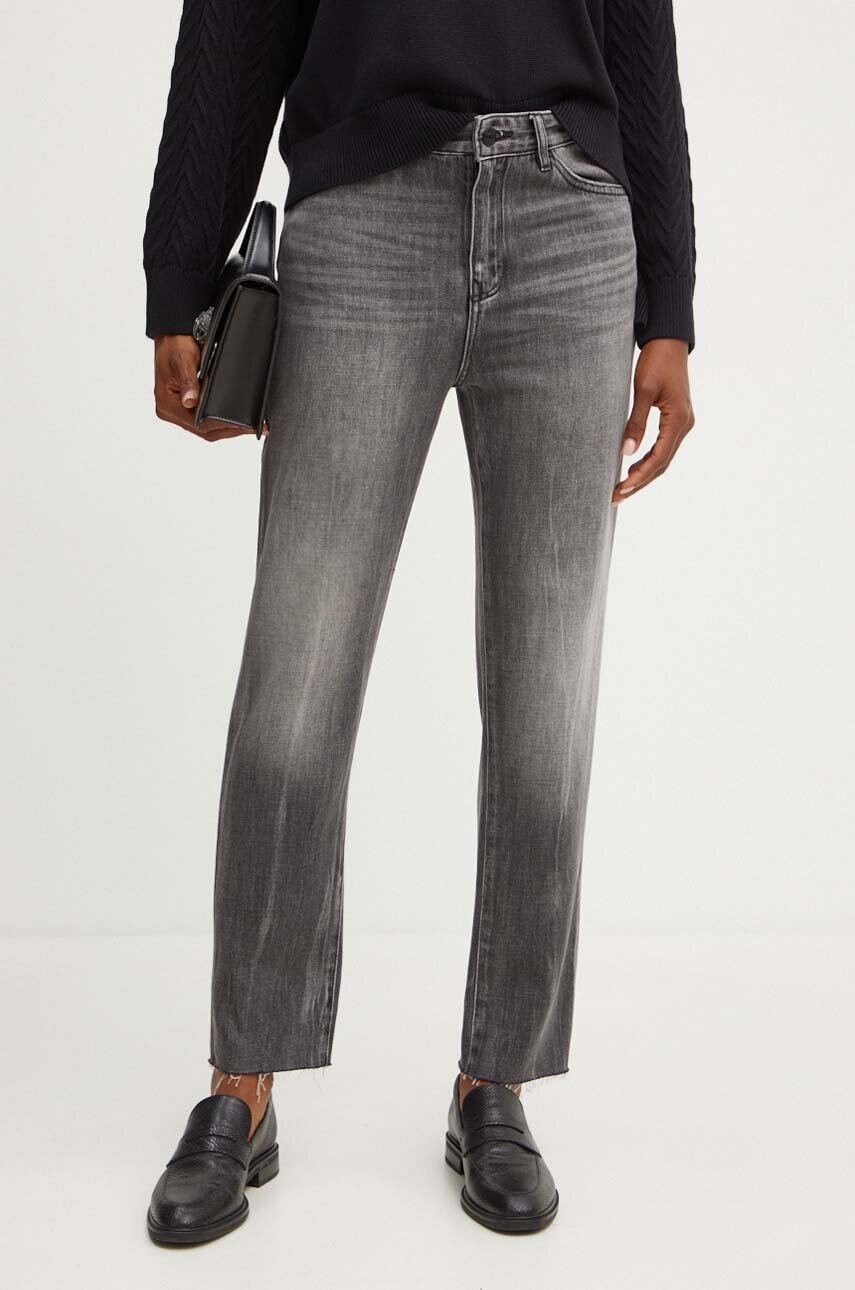 

Дънки Armani Exchange със стандартна талия 6DYJ16 Y18OZ, Сив