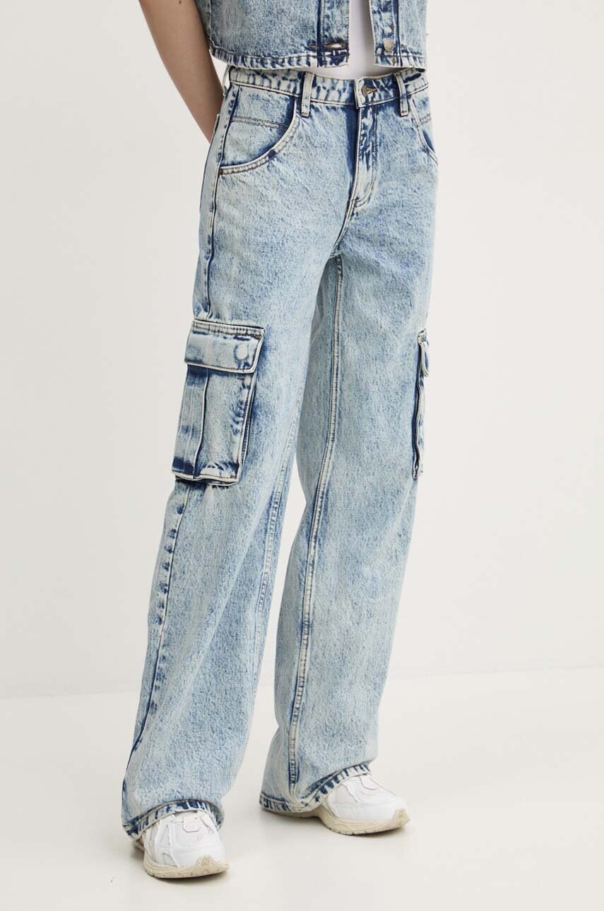 Levně Džíny Guess Originals dámské, high waist, W4YG19 D4XY0