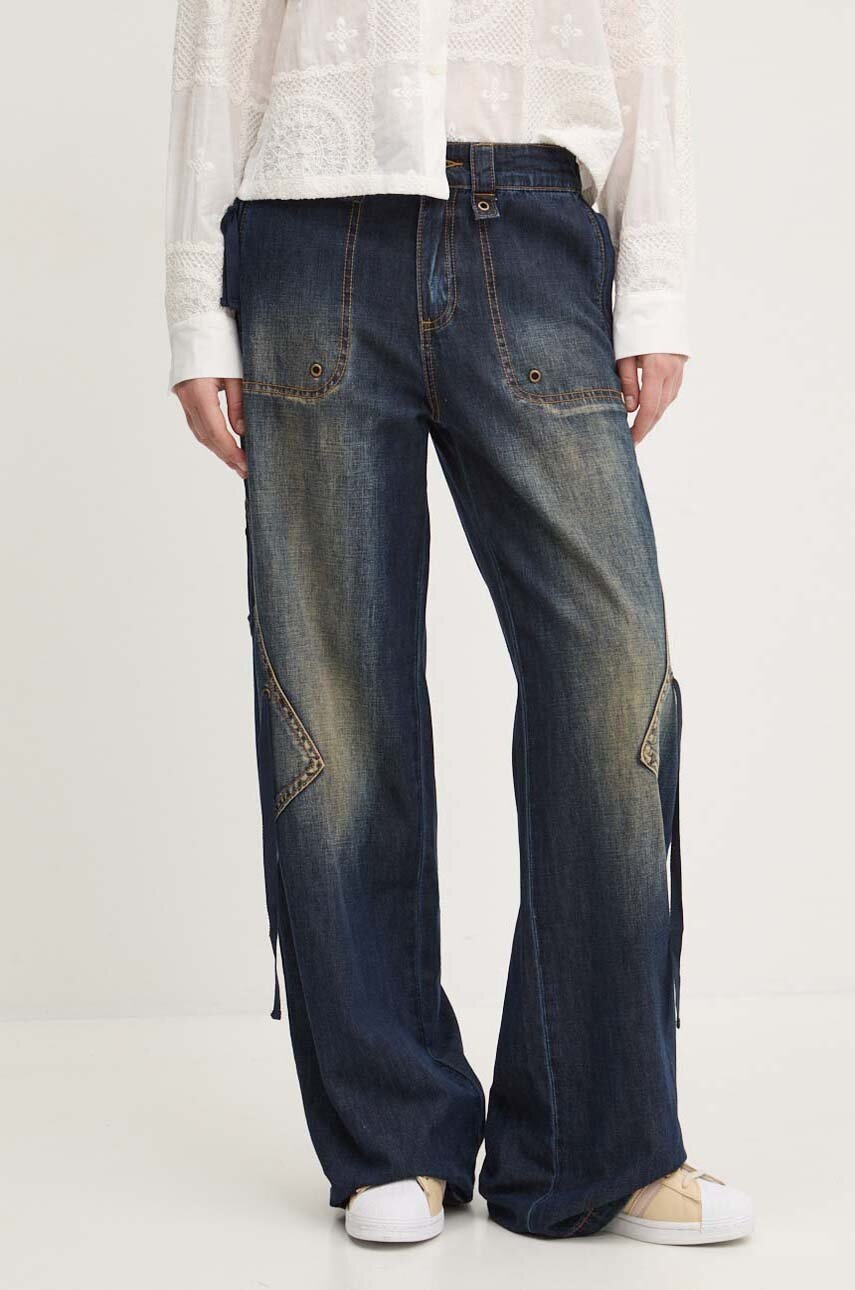 

Дънки Guess Originals в тъмносиньо W4YG64 D5960, Тъмносин