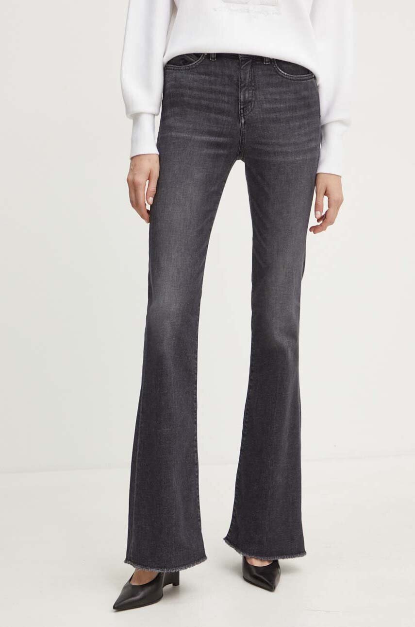 

Дънки Pinko с висока талия 100561 A21X, Сив