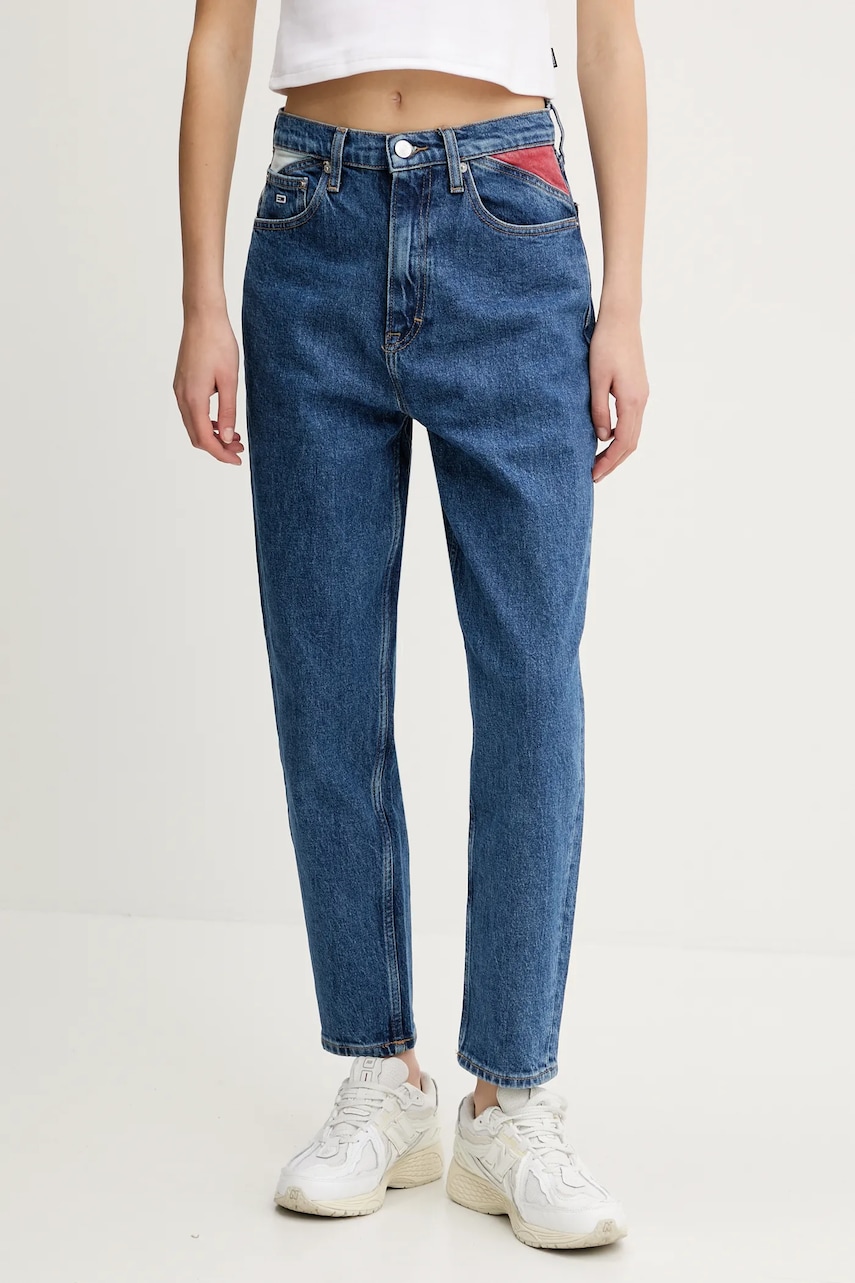 Džíny Tommy Jeans dámské, high waist, DW0DW18572