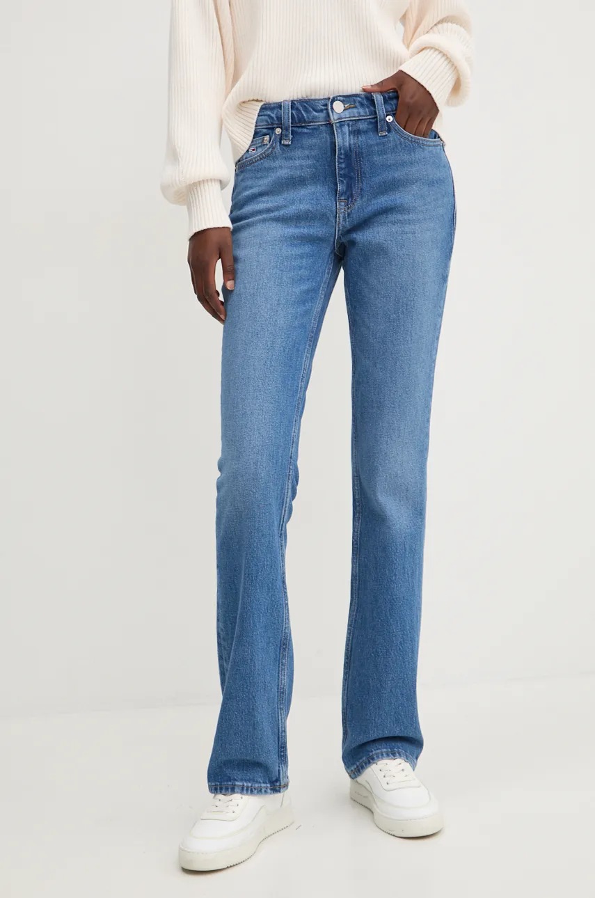 

Дънки Tommy Jeans с висока талия DW0DW19271, Син