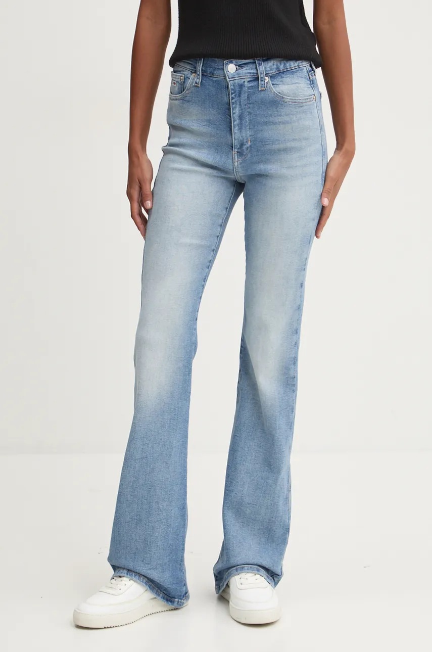 

Дънки Tommy Jeans с висока талия DW0DW19284, Син