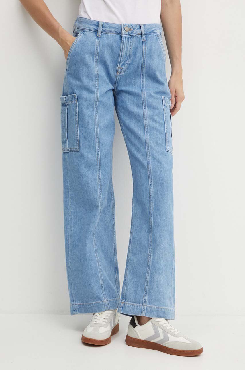 Pepe Jeans jeansi LOOSE ST JEANS HW WORKER femei high waist, PL204715