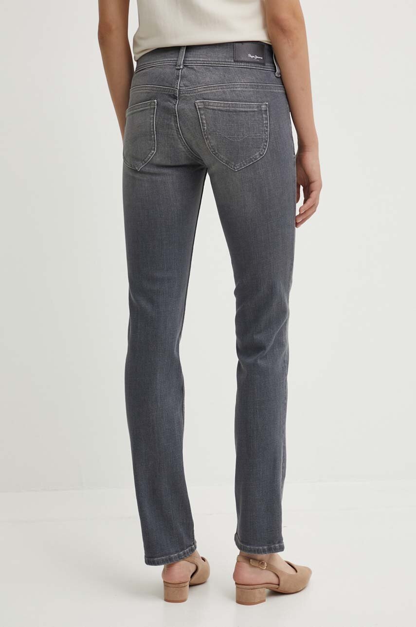 Τζιν παντελόνι Pepe Jeans SLIM JEANS LW χρώμα: ναυτικό μπλε, PL204729UH7 φωτογραφία