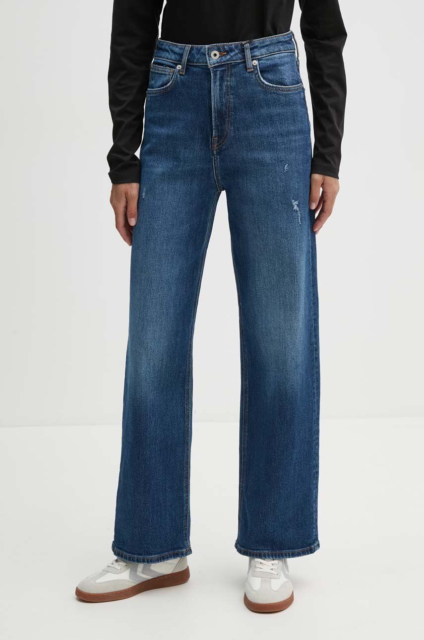 Pepe Jeans jeansi STRAIGHT JEANS UHW femei high waist, PL204731HV4
