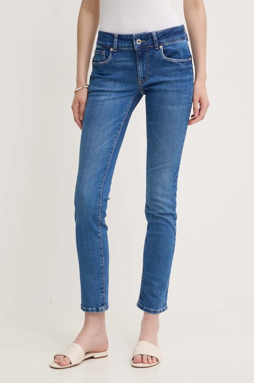 Levně Džíny Pepe Jeans SLIM JEANS LW dámské, PL204737HV8