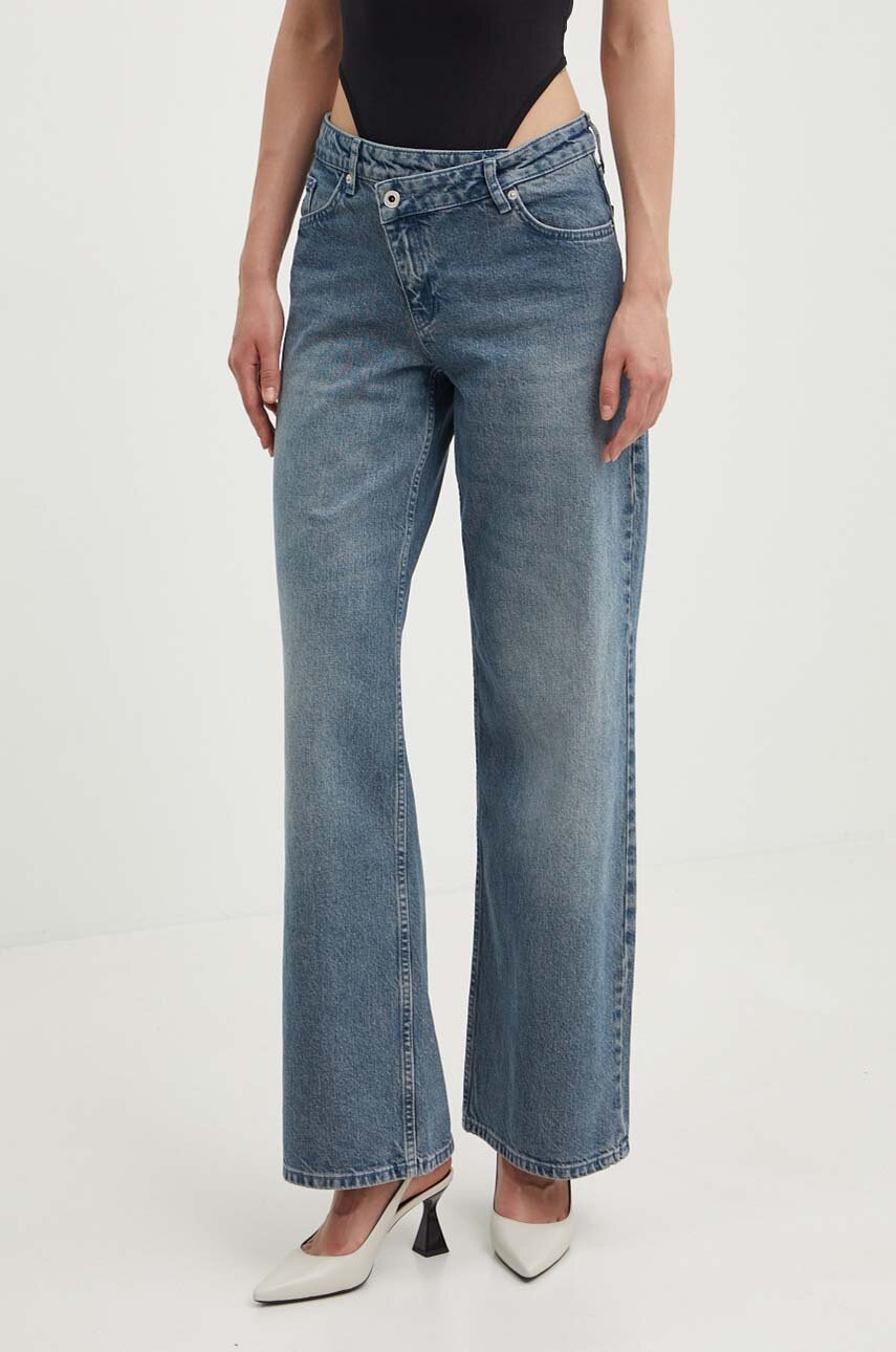 

Дънки Karl Lagerfeld Jeans със стандартна талия 245J1109, Син