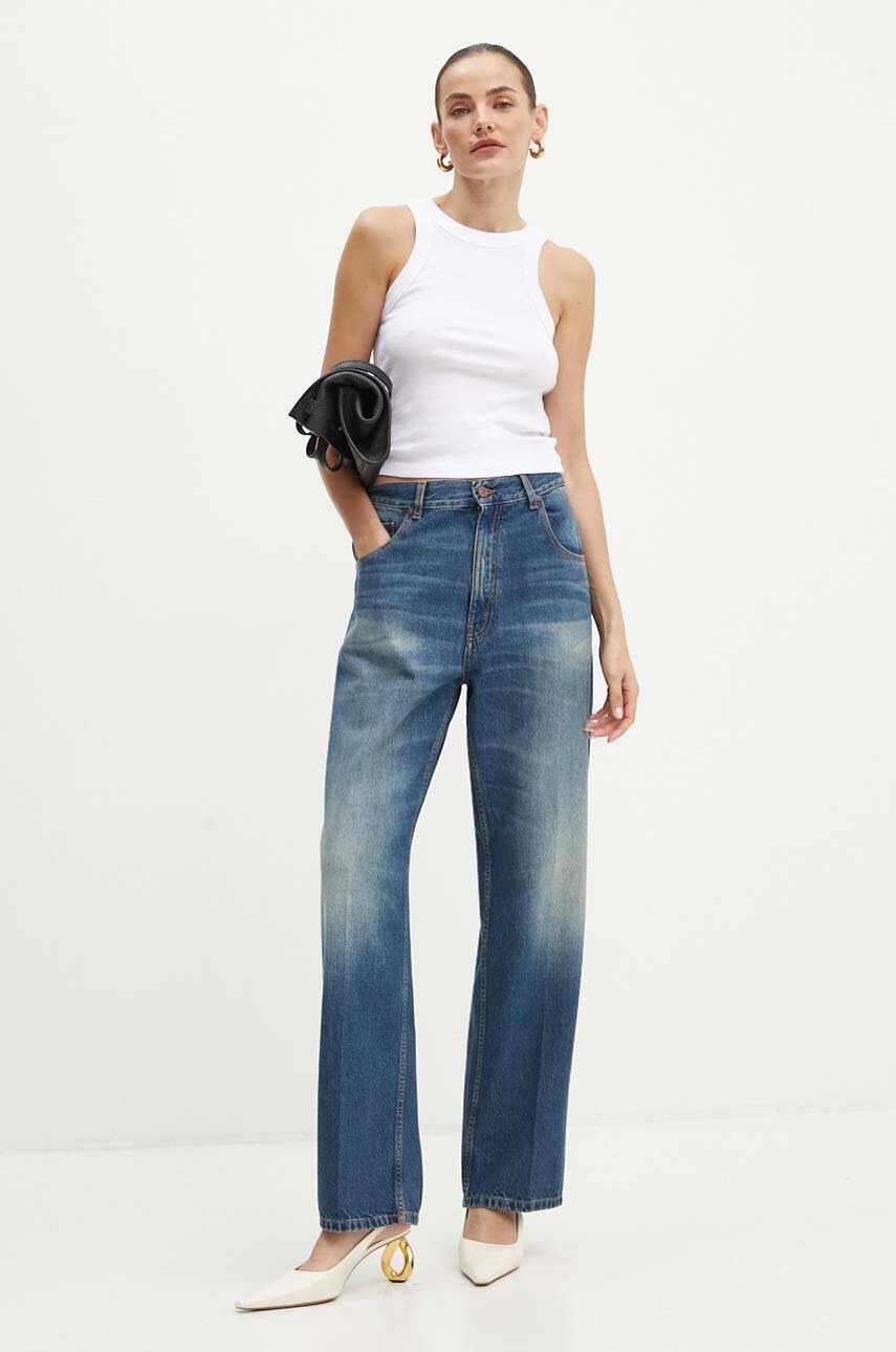 

Дънки Victoria Beckham с висока талия 1324DJE005557A, Син