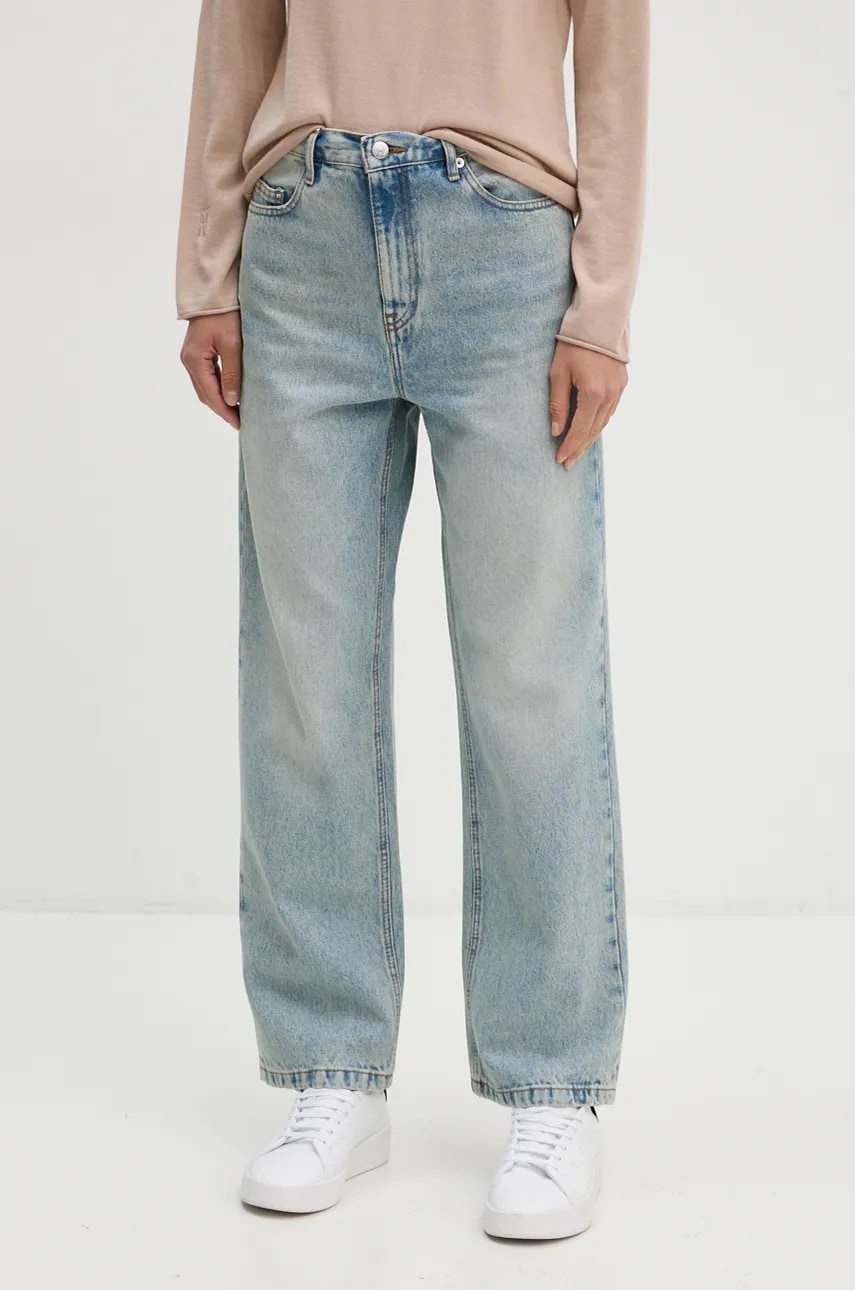 The Kooples jeansi femei high waist, FJEA29003J