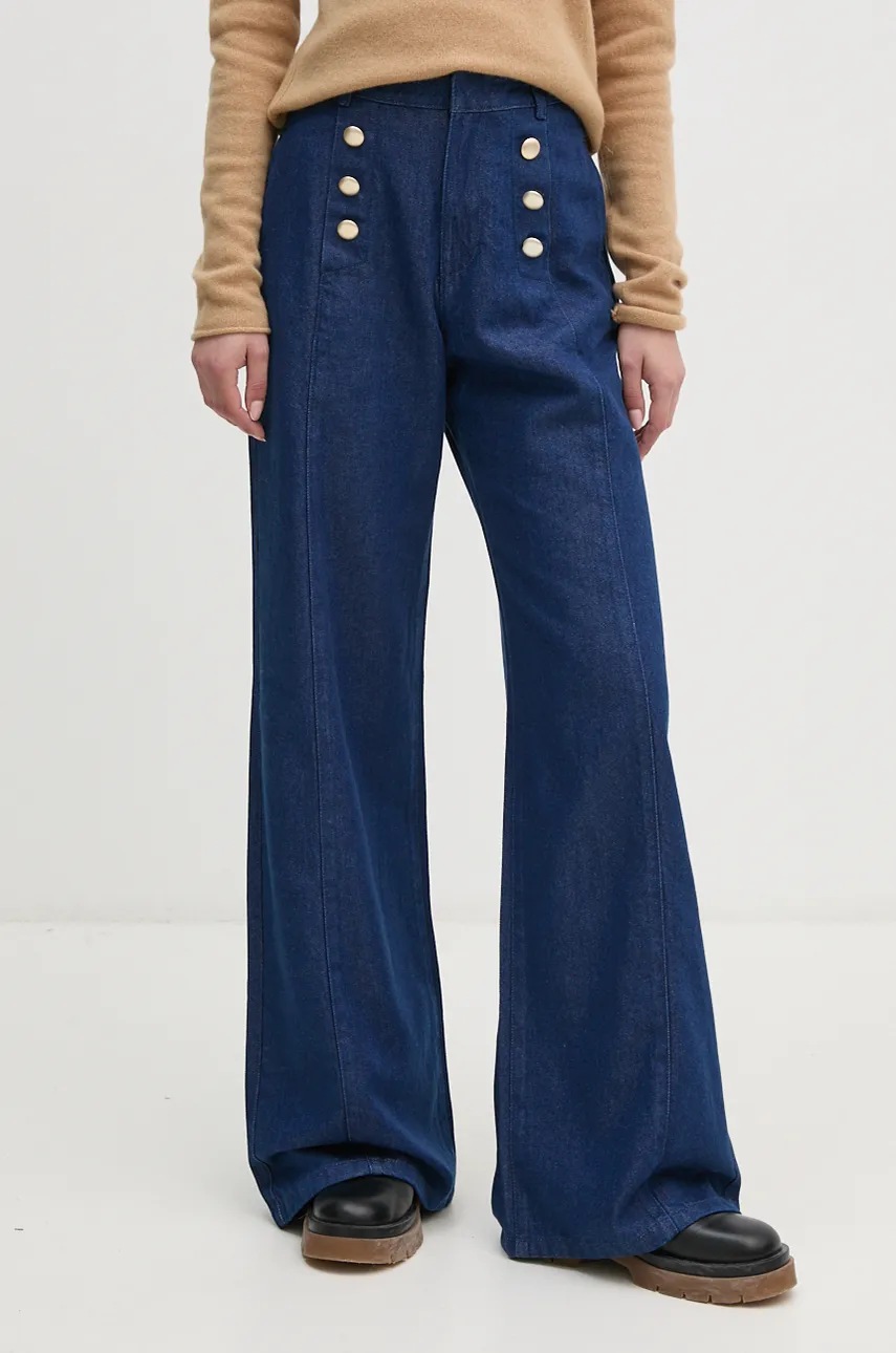 

Дънки United Colors of Benetton в тъмносиньо 43J2DE01W, Тъмносин