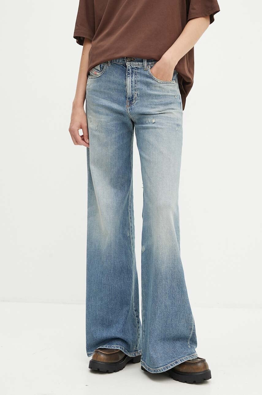 Diesel jeansi 1978 D-AKEMI femei high waist, A03624.09J44