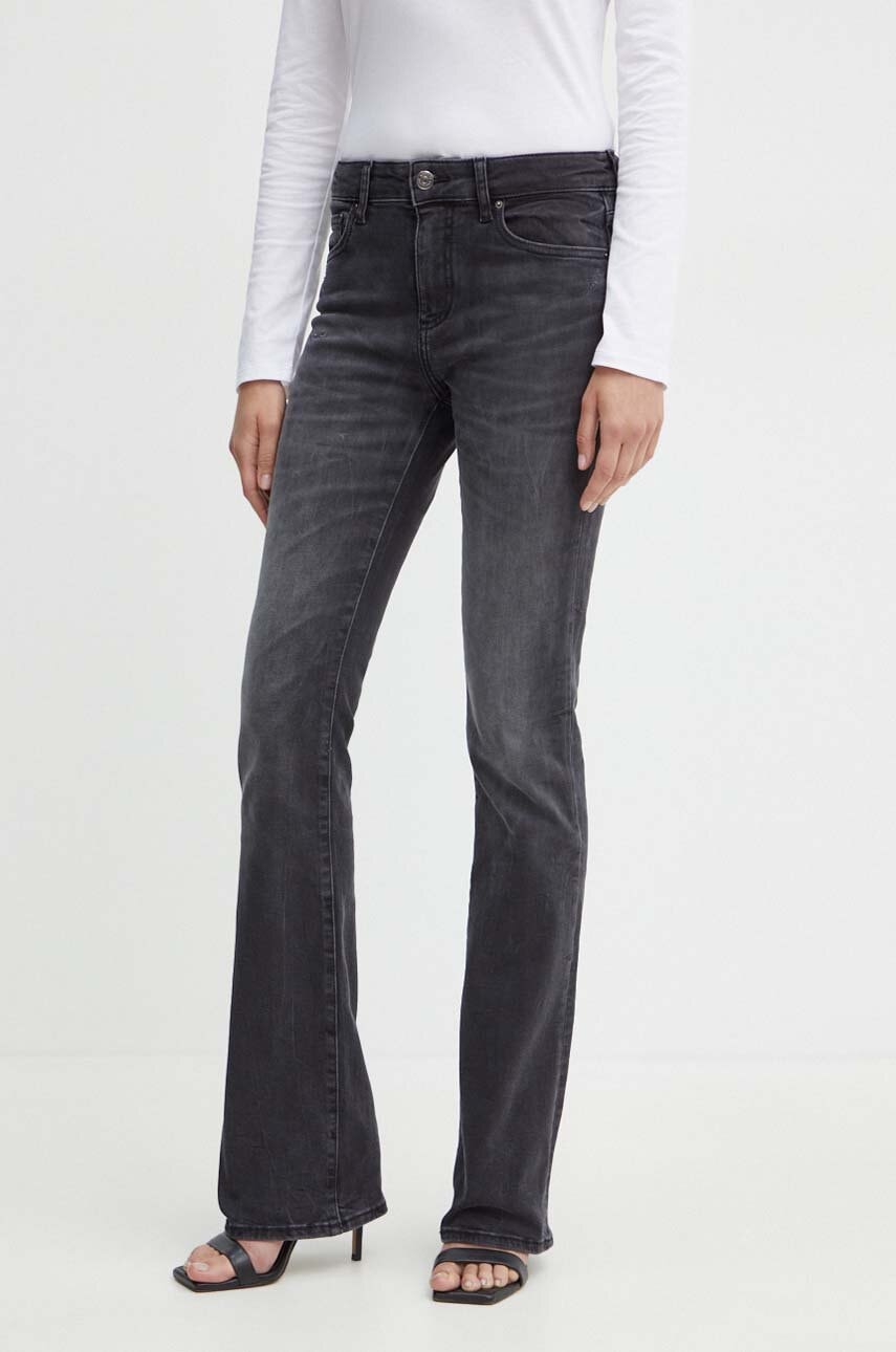 Levně Džíny Armani Exchange dámské, high waist, 6DYJ65 Y18HZ
