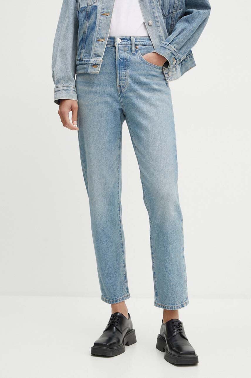 

Дънки Levi's с висока талия 501 CROP, Син