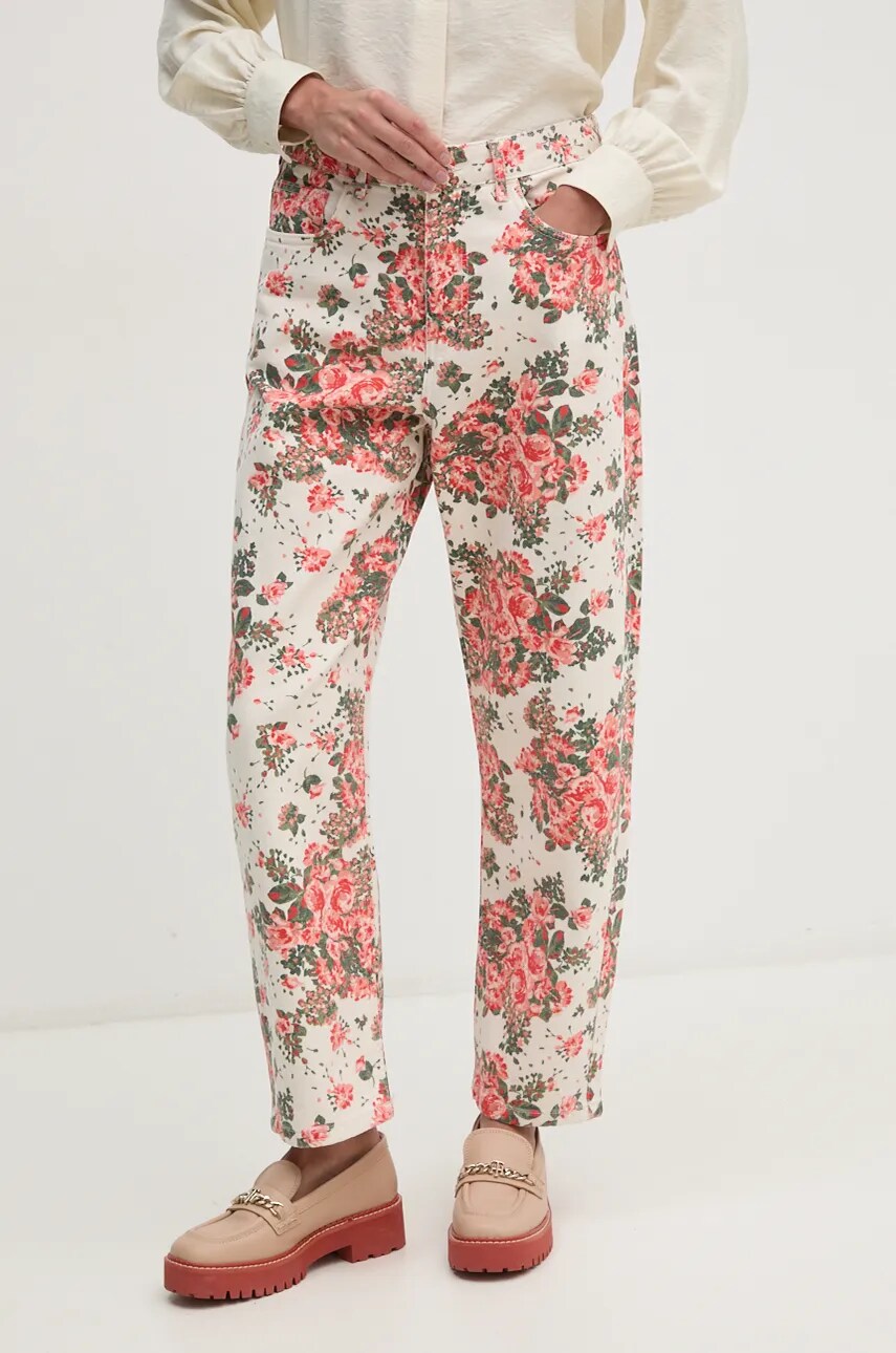 Levně Džíny United Colors of Benetton dámské, high waist, 40B3DE027