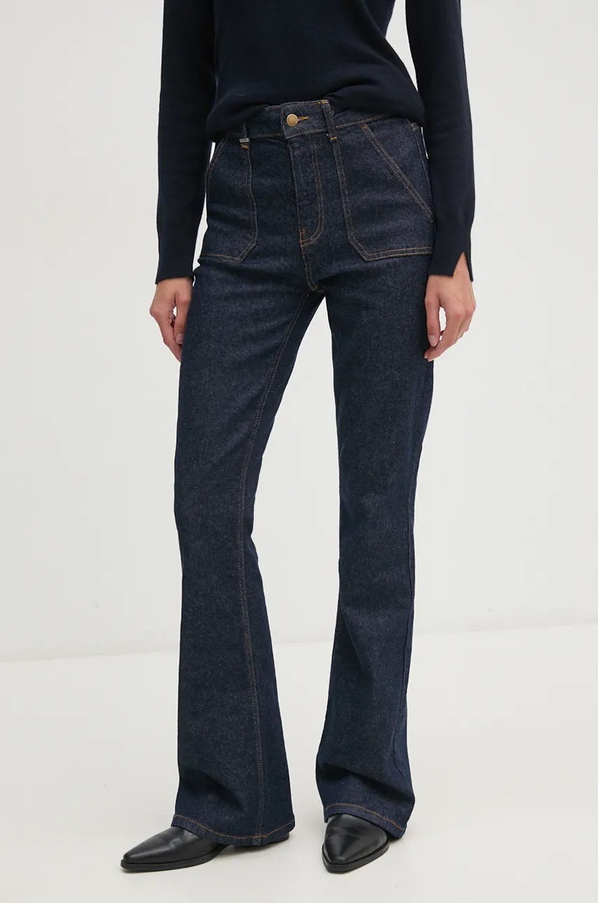 

Дънки United Colors of Benetton с висока талия 478WDF07A, Тъмносин