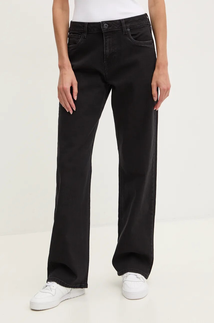 Pepe Jeans jeansi LOOSE ST JEANS HW femei high waist, PL204699XH2