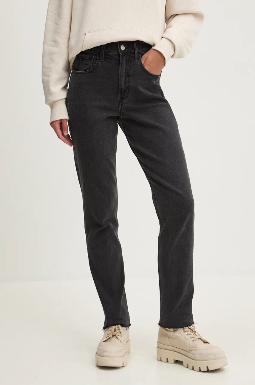 Hollister Co. jeansi femei high waist, KI355-4380