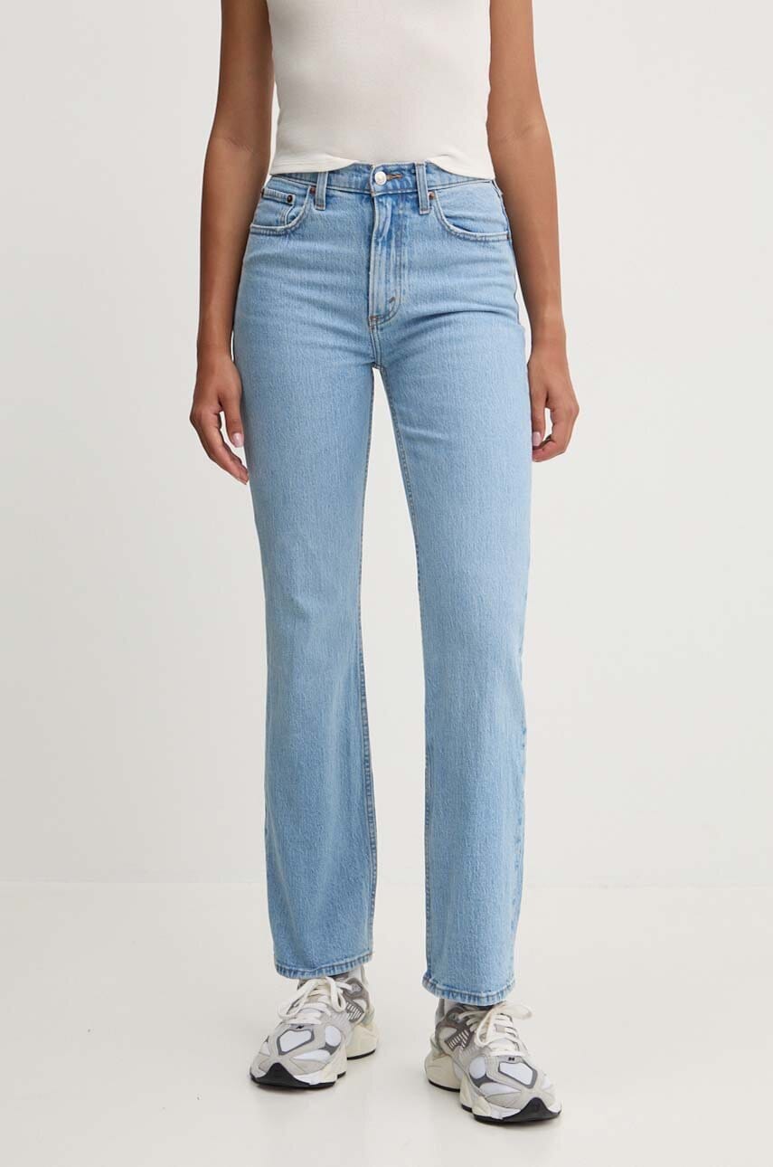 Abercrombie & Fitch jeansi femei high waist, KI155-4433