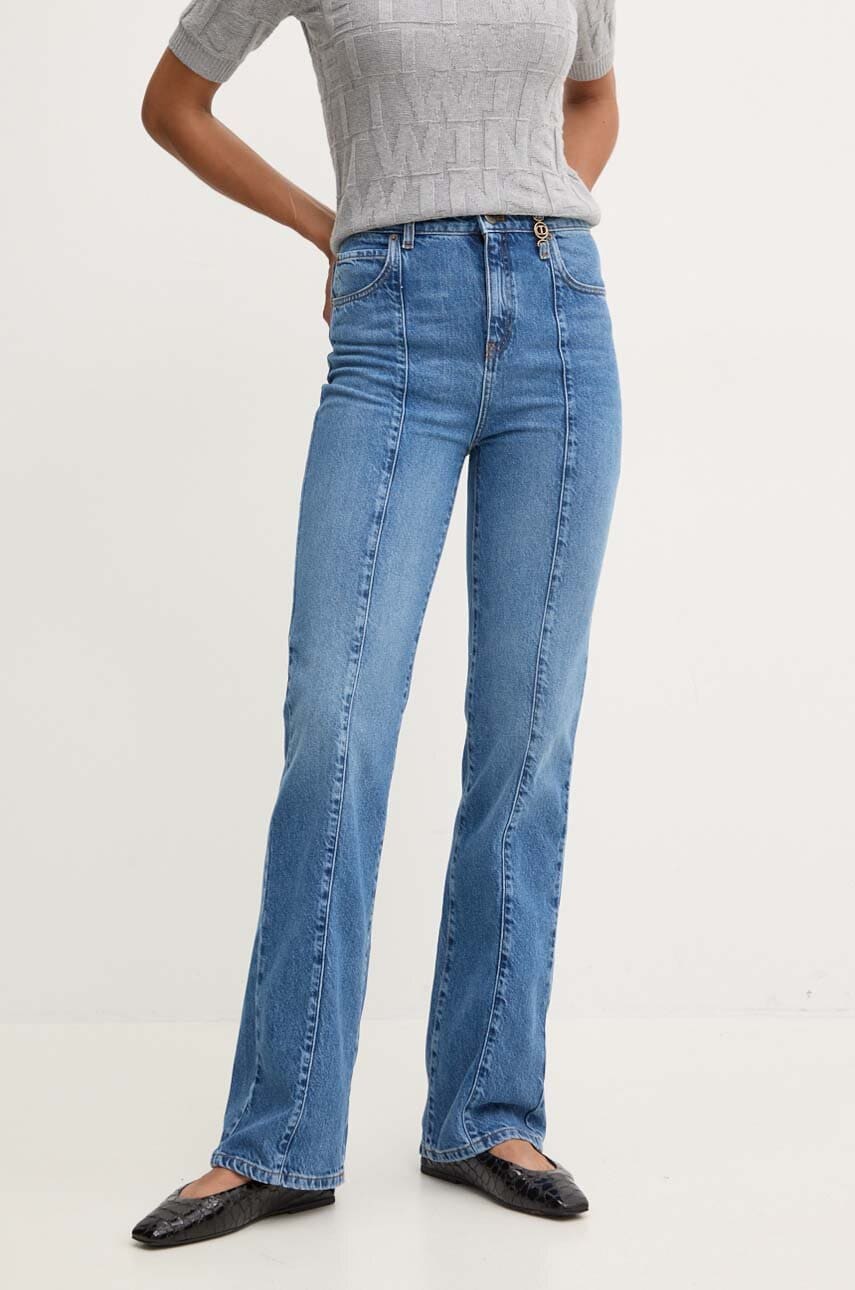 Levně Džíny Twinset dámské, high waist, 242TP2563