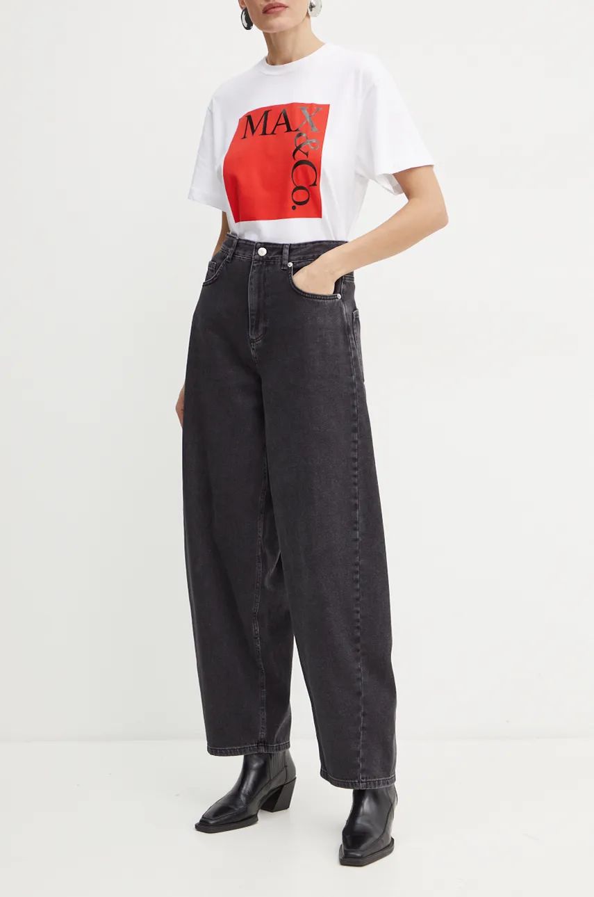 MAX&Co. jeansi femei high waist, 2426186013200