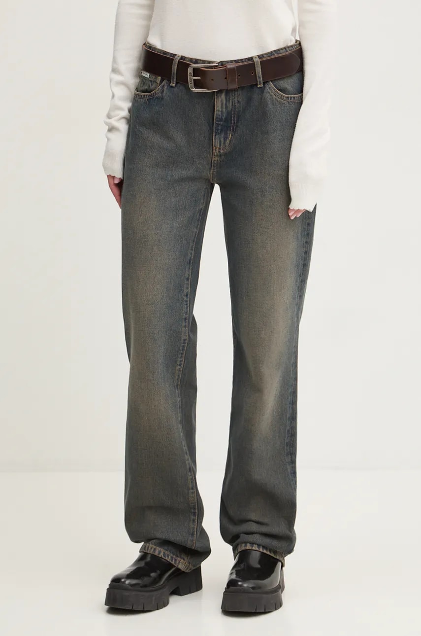 Levně Džíny Guess Jeans dámské, high waist, W4BA98 D5FC2