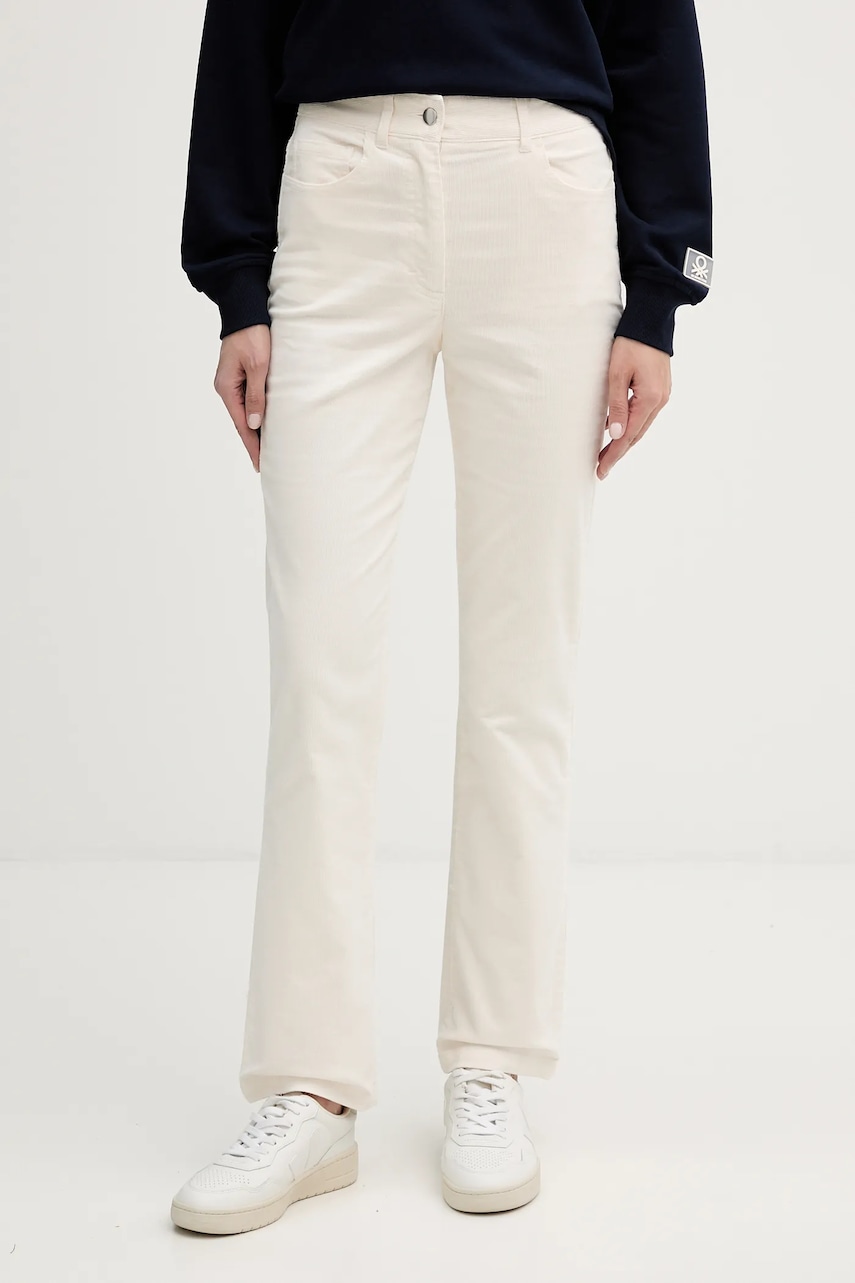 Sisley pantaloni de catifea cord