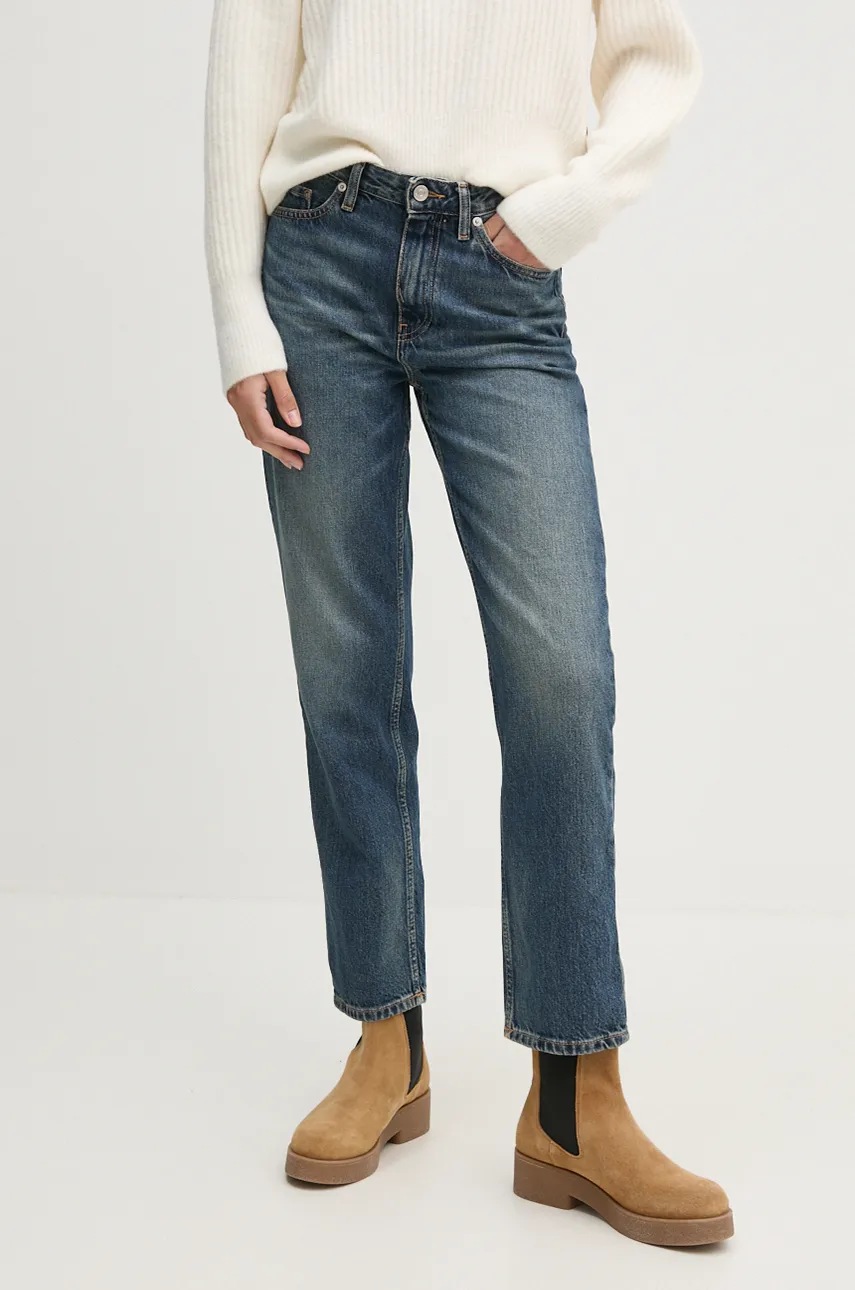 

Дънки Tommy Hilfiger с висока талия WW0WW42805, Син