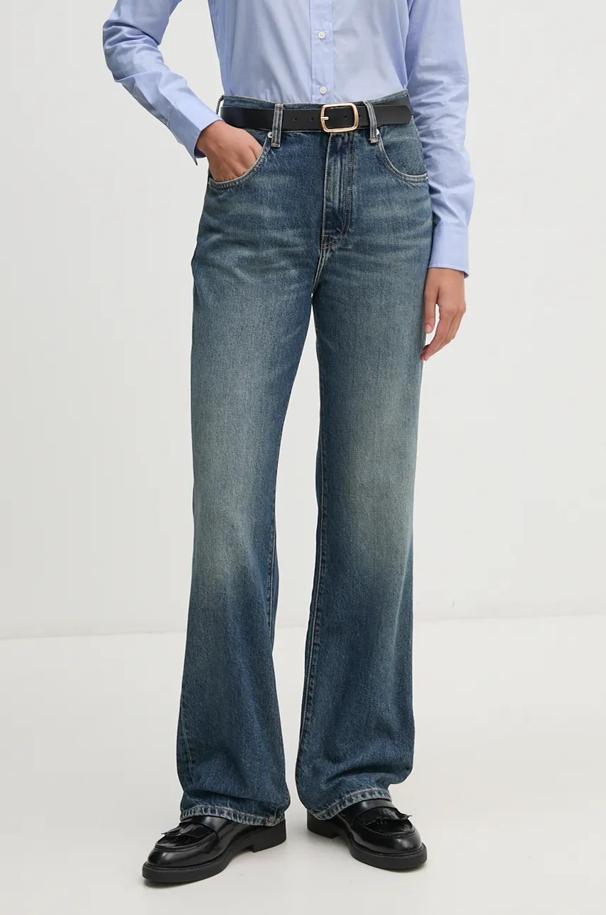 

Дънки Tommy Hilfiger с висока талия WW0WW42807, Син