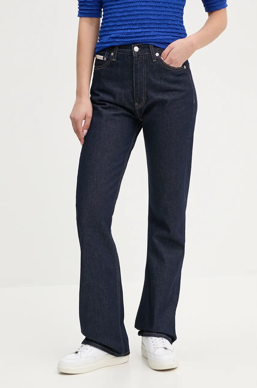 Levně Džíny Calvin Klein Jeans dámské, high waist, J20J224010