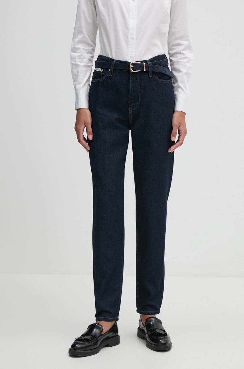 Levně Džíny Calvin Klein Jeans dámské, high waist, J20J224028