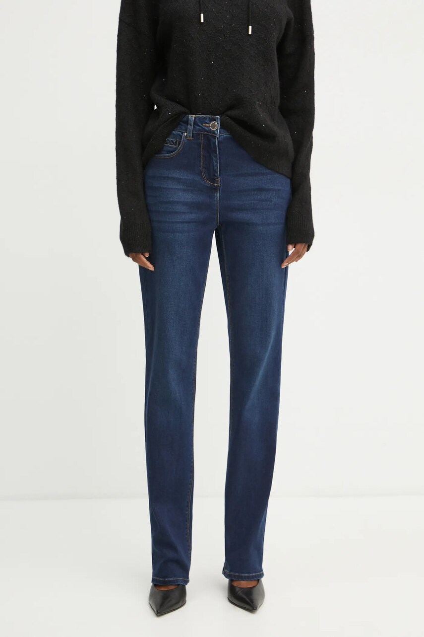 Morgan jeansi PASCAL femei high waist, PASCAL