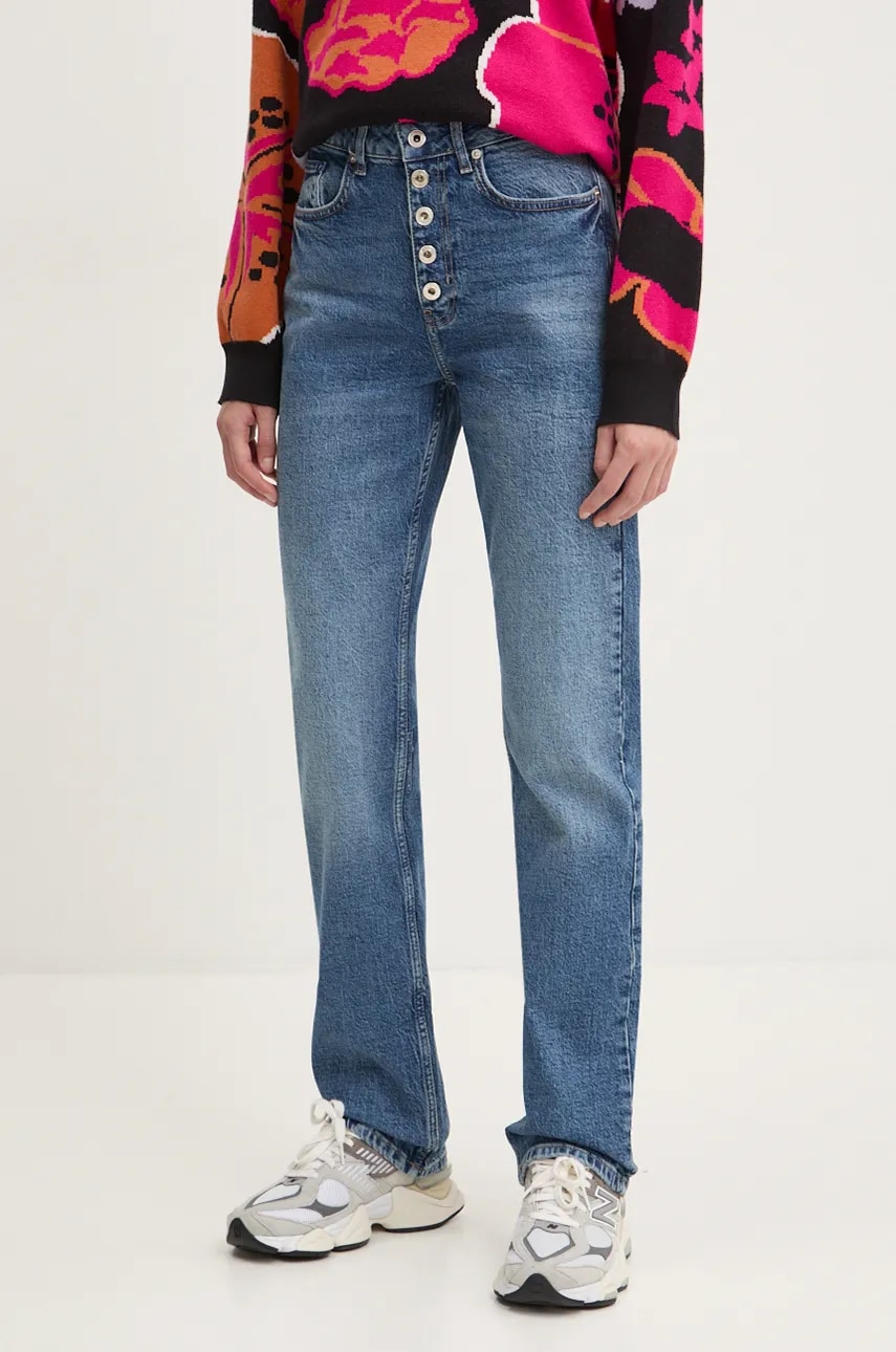 Karl Lagerfeld Jeans jeansi femei high waist, 246J1111 Karl Lagerfeld Jeans jeansi femei high waist, 246J1111