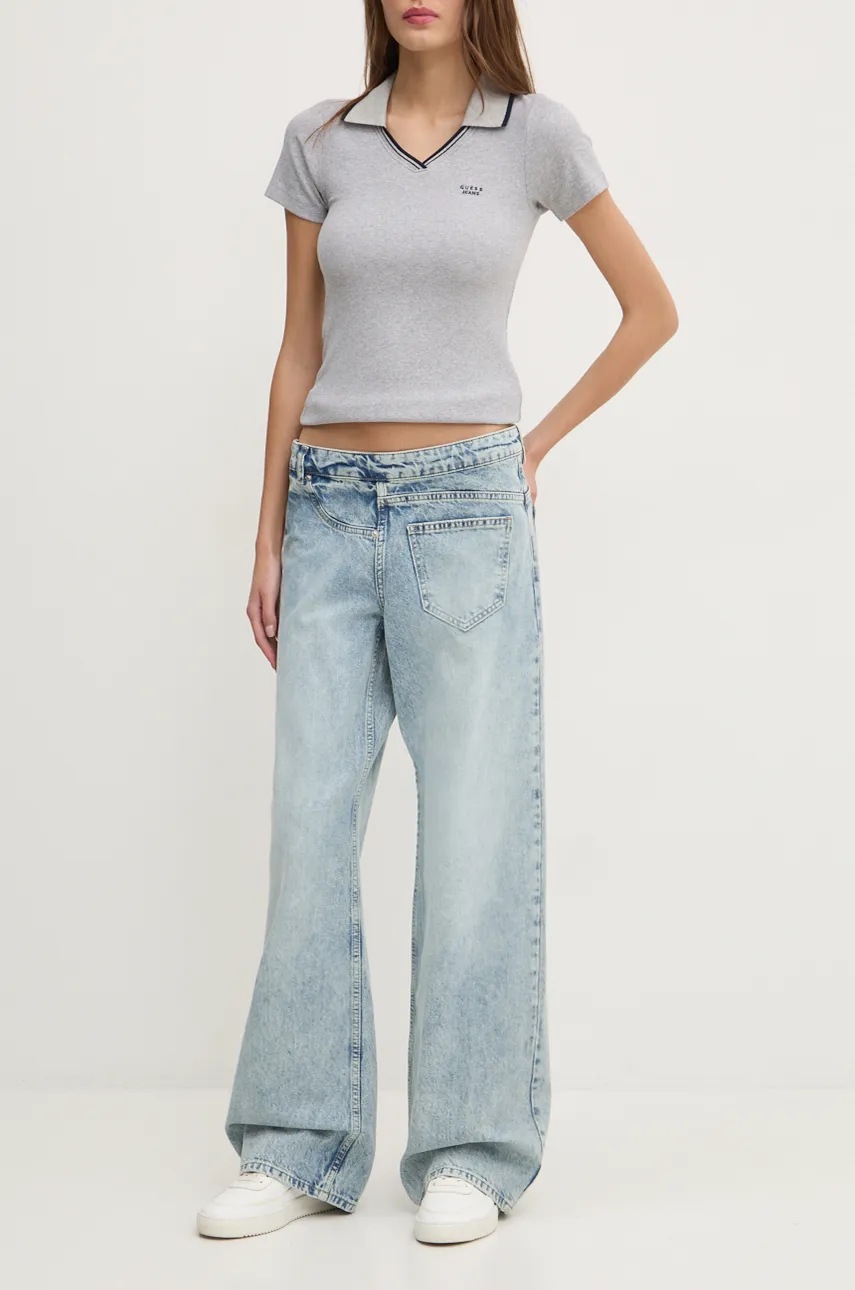 

Дънки Karl Lagerfeld Jeans със стандартна талия 246J1121, Син