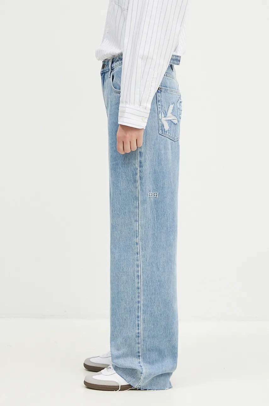 Джинсы KSUBI Low Rider Torn Up женские высокая посадка WPF24DJ028