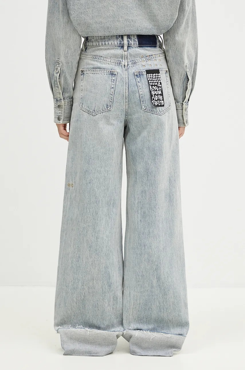 KSUBI farmer Strider Worn Cuffed női, magas derekú, WPF24DJ023 termék 2. képe