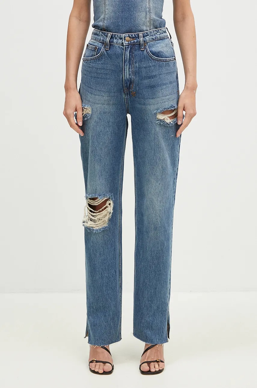 KSUBI jeans Playback Aged Kut Out femei high waist, WFA24DJ001